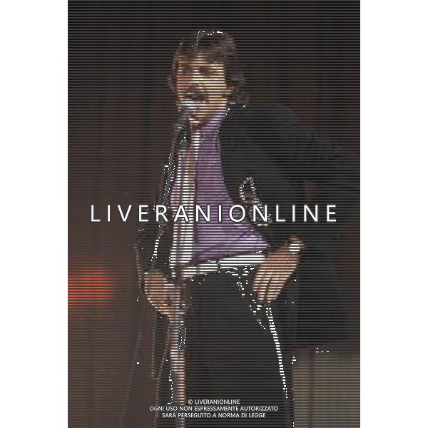DIAP-RETROSPETTIVA ALAN SORRENTI CANTANTE NELLA FOTO ALAN SORRENTI NELL\'ANNO 1980 AG ALDO LIVERANI SAS