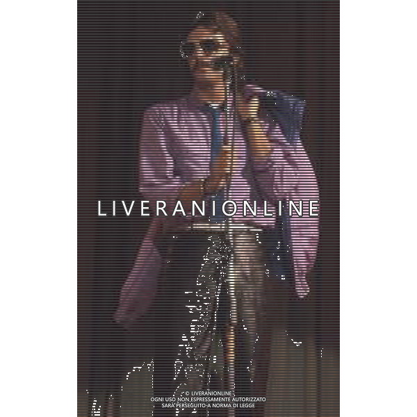 DIAP-RETROSPETTIVA ALAN SORRENTI CANTANTE NELLA FOTO ALAN SORRENTI NELL\'ANNO 1980 AG ALDO LIVERANI SAS