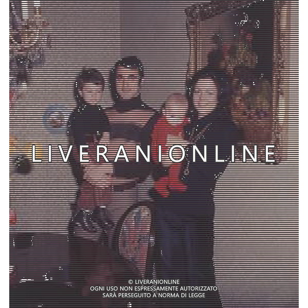 COL-RETROSPETTIVA ALBERTO GINULFI CALCIATORE NELLA FOTO ALBERTO GINULFI CON LA FAMIGLIA AG ALDO LIVERANI SAS