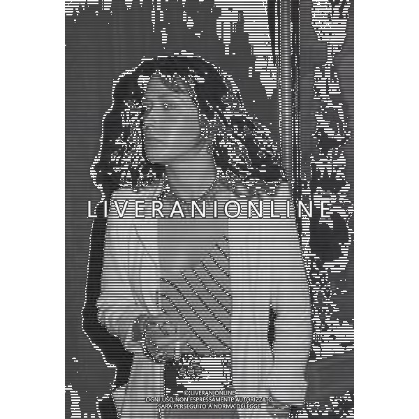 NEG-RETROSPETTIVA LILLI CARATI ATTRICE NELLA FOTO LILLI CARATI ALLA PRESENTAZIONE DEL FILM “IL CORPO DELLA RAGASSA“ NELL\'ANNO 1979 A MILANO IN TERRAZZA MARTINI AG ALDO LIVERANI SAS