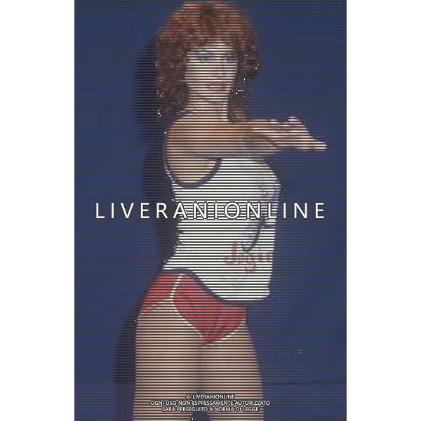 DIAP-RETROSPETTIVA CARMEN RUSSO ATTRICE E SHOWGIRL E BALLERINA NELLA FOTO CARMEN RUSSO NELL\'ANNO 1981 AG ALDO LIVERANI SAS 
