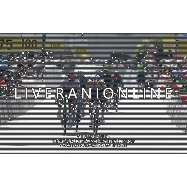 18-06-2025 Tour De Suisse; Tappa 04 Heiden - Piuro; 2025, Groupama - Fdj; 2025, Arkea - Beb Hotel; Gregoire, Romain; Vauquelin, Kevin; Piuro;