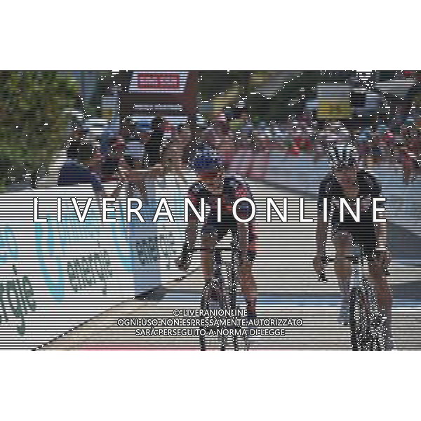 19-06-2025 Tour De Suisse; Tappa 05 La Punt - Santa Maria In Calanca; 2025, Picnic - Postnl; 2025, Uae Team Emirates - Xrg; Onley, Edgar Oscar; Almeida, Joao; Santa Maria In Calanca; ©SIROTTI - AGENZIA ALDO LIVERANI SAS
