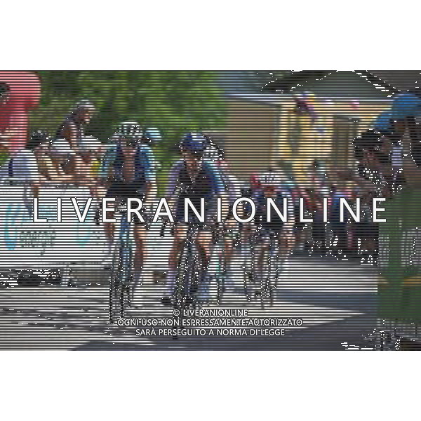 19-06-2025 Tour De Suisse; Tappa 05 La Punt - Santa Maria In Calanca; 2025, Israel - Premier Tech; 2025, Decathlon - Ag2r La Mondiale; Riccitello, Matthew; Gall, Felix; Santa Maria In Calanca; ©SIROTTI - AGENZIA ALDO LIVERANI SAS