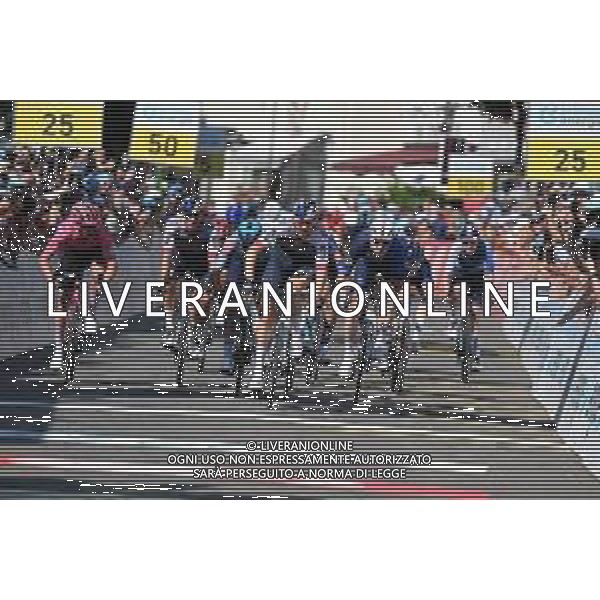20-06-2025 Tour De Suisse; Tappa 06 Chur - Neuhausen Am Rheinfall; 2025, Red Bull - Bora Hansgrohe; 2025, Xds - Astana; 2025, Groupama - Fdj; Meeus, Jordi; Ballerini, Davide; Askey, Lewis; Neuhausen Am Rheinfall; ©SIROTTI - AGENZIA ALDO LIVERANI SAS
