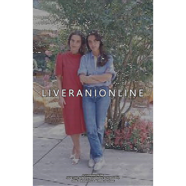 DIAP-RETROSPETTIVA FRANCESCA COMENCINI REGISTA NELLA FOTO FRANCESCA COMENCINI CON GIULIA BOSCHI A VENEZIA NELL\'ANNO 1984 AG ALDO LIVERANI SAS