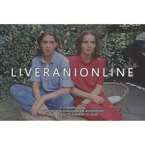 DIAP-RETROSPETTIVA FRANCESCA COMENCINI REGISTA NELLA FOTO FRANCESCA COMENCINI CON GIULIA BOSCHI A VENEZIA NELL\'ANNO 1984 AG ALDO LIVERANI SAS
