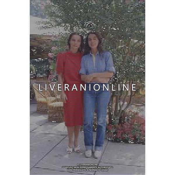 DIAP-RETROSPETTIVA FRANCESCA COMENCINI REGISTA NELLA FOTO FRANCESCA COMENCINI CON GIULIA BOSCHI A VENEZIA NELL\'ANNO 1984 AG ALDO LIVERANI SAS