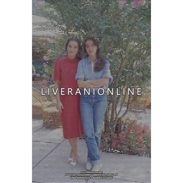 DIAP-RETROSPETTIVA FRANCESCA COMENCINI REGISTA NELLA FOTO FRANCESCA COMENCINI CON GIULIA BOSCHI A VENEZIA NELL\'ANNO 1984 AG ALDO LIVERANI SAS