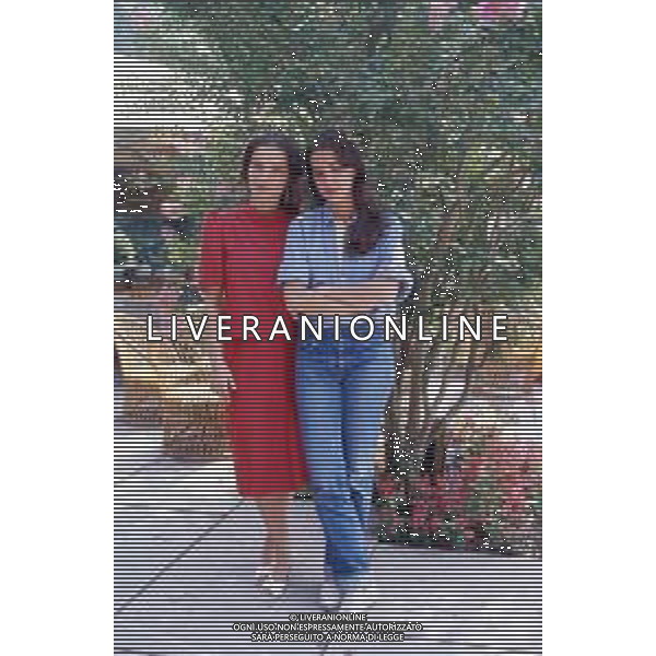 DIAP-RETROSPETTIVA FRANCESCA COMENCINI REGISTA NELLA FOTO FRANCESCA COMENCINI CON GIULIA BOSCHI A VENEZIA NELL\'ANNO 1984 AG ALDO LIVERANI SAS