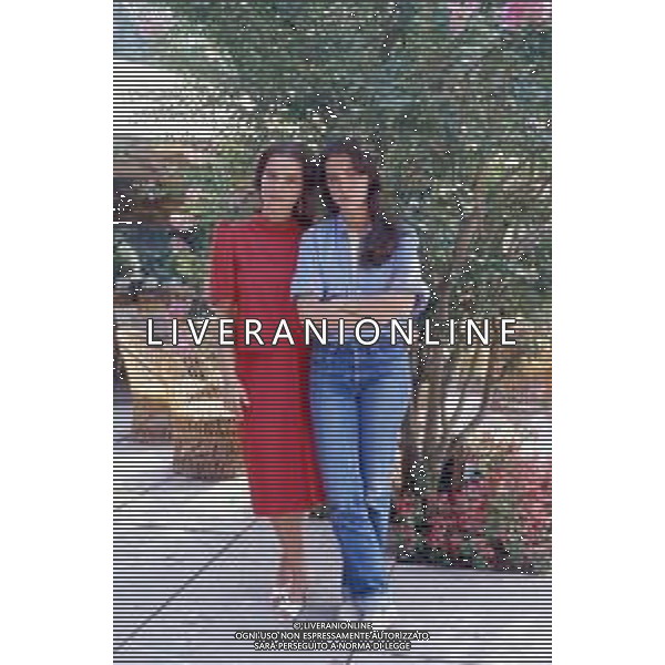 DIAP-RETROSPETTIVA FRANCESCA COMENCINI REGISTA NELLA FOTO FRANCESCA COMENCINI CON GIULIA BOSCHI A VENEZIA NELL\'ANNO 1984 AG ALDO LIVERANI SAS