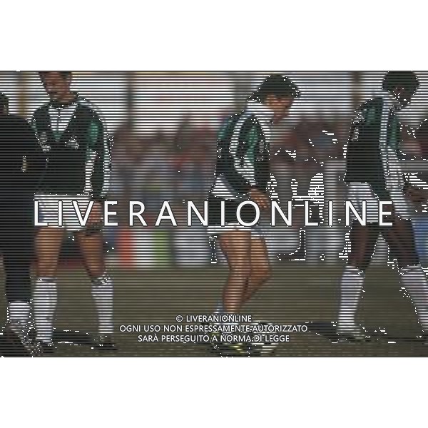 DIAP-RETROSPETTIVA ROBERTO BAGGIO CALCIATORE NELLA FOTO ROBERTO BAGGIO CON LA MAGLIA DELLA JUVENTUS AG ALDO LIVERANI SAS