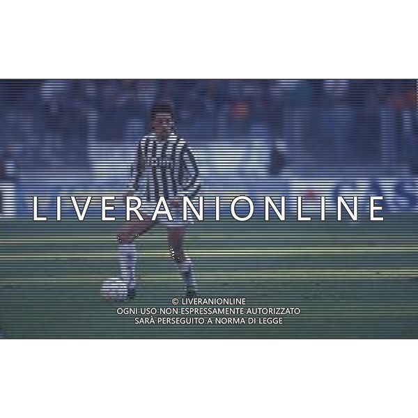 DIAP-RETROSPETTIVA ROBERTO BAGGIO CALCIATORE NELLA FOTO ROBERTO BAGGIO CON LA MAGLIA DELLA JUVENTUS AG ALDO LIVERANI SAS