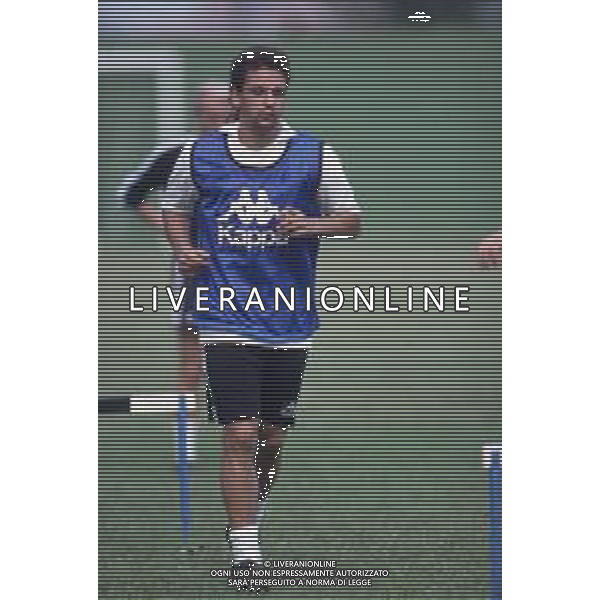 DIAP-RETROSPETTIVA ROBERTO BAGGIO CALCIATORE NELLA FOTO ROBERTO BAGGIO CON LA MAGLIA DELLA JUVENTUS NELL\'ANNO 1991 AG ALDO LIVERANI SAS