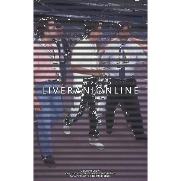 DIAP-RETROSPETTIVA ROBERTO BAGGIO CALCIATORE NELLA FOTO ROBERTO BAGGIO CON LA MAGLIA DELLA JUVENTUS AG ALDO LIVERANI SAS