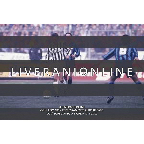 DIAP-RETROSPETTIVA ROBERTO BAGGIO CALCIATORE NELLA FOTO ROBERTO BAGGIO CON LA MAGLIA DELLA JUVENTUS AG ALDO LIVERANI SAS