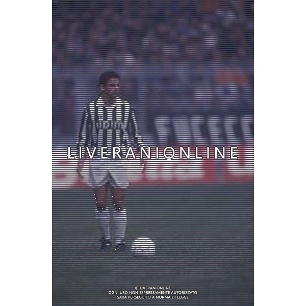 DIAP-RETROSPETTIVA ROBERTO BAGGIO CALCIATORE NELLA FOTO ROBERTO BAGGIO CON LA MAGLIA DELLA JUVENTUS NELL\'ANNO 1992 AG ALDO LIVERANI SAS