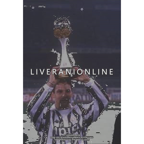DIAP-RETROSPETTIVA ROBERTO BAGGIO CALCIATORE NELLA FOTO ROBERTO BAGGIO CON LA MAGLIA DELLA JUVENTUS NELL\'ANNO 1992 AG ALDO LIVERANI SAS