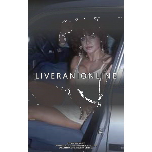 DIAP-RETROSPETTIVA CARMEN RUSSO ATTRICE E SHOWGIRL E BALLERINA NELLA FOTO CARMEN RUSSO A ROMA NELL\'ANNO 1983 FOTO EDGARDO DELLA SCORCIOSA-AG ALDO LIVERANI SAS