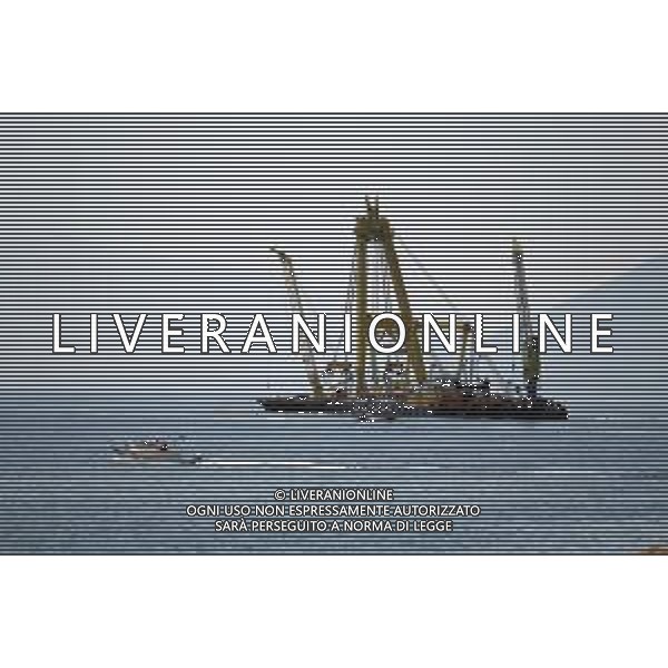 Le operazioni di recupero del relitto del Bayesian. Porticello, (Santa Flavia - Palermo). 20-06-2025 / foto Federico Serra/Agenzia Aldo Liverani sas