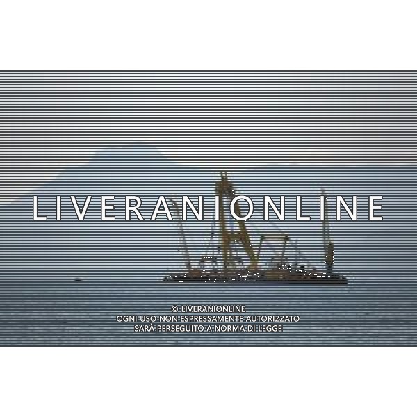 Le operazioni di recupero del relitto del Bayesian. Porticello, (Santa Flavia - Palermo). 20-06-2025 / foto Federico Serra/Agenzia Aldo Liverani sas