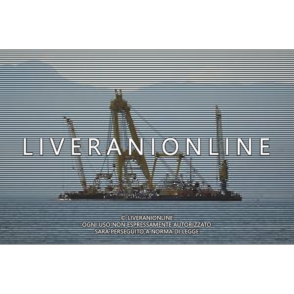 Le operazioni di recupero del relitto del Bayesian. Porticello, (Santa Flavia - Palermo). 20-06-2025 / foto Federico Serra/Agenzia Aldo Liverani sas