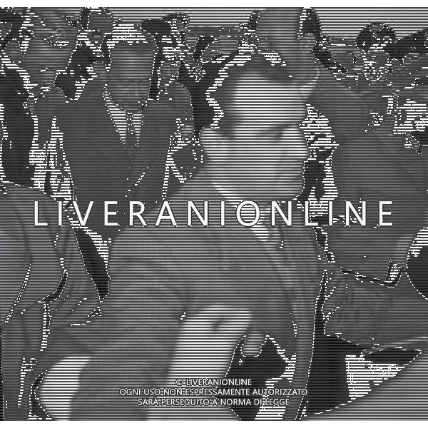 NEG-ROMA 1958 VISITA DEL SEGRETARIO GENERALE DELLE NAZIONI UNITE DAG HAMMARSKJOLD DAL PRESIDENTE DELLA REPUBBLICA ITALIANA GIOVANNI GRONCHI FOTO SANDRO VESPASIANI-AG ALDO LIVERANI SAS