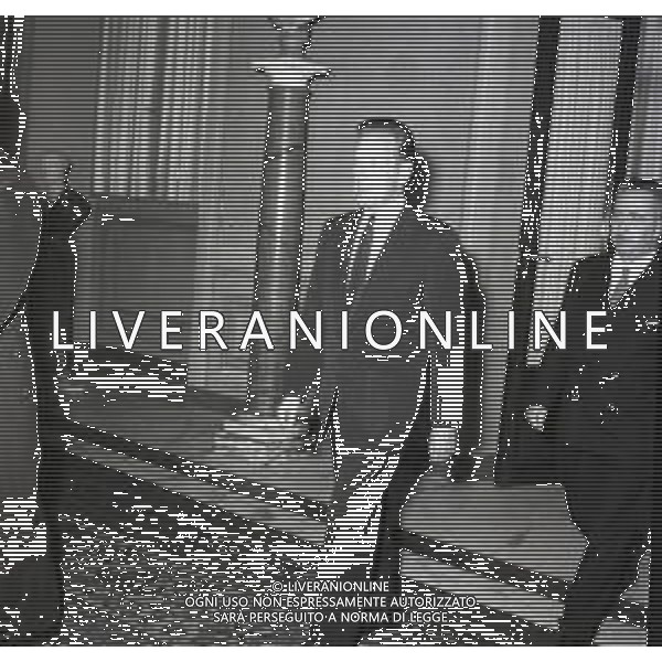 NEG-ROMA 1958 VISITA DEL SEGRETARIO GENERALE DELLE NAZIONI UNITE DAG HAMMARSKJOLD DAL PRESIDENTE DELLA REPUBBLICA ITALIANA GIOVANNI GRONCHI FOTO SANDRO VESPASIANI-AG ALDO LIVERANI SAS