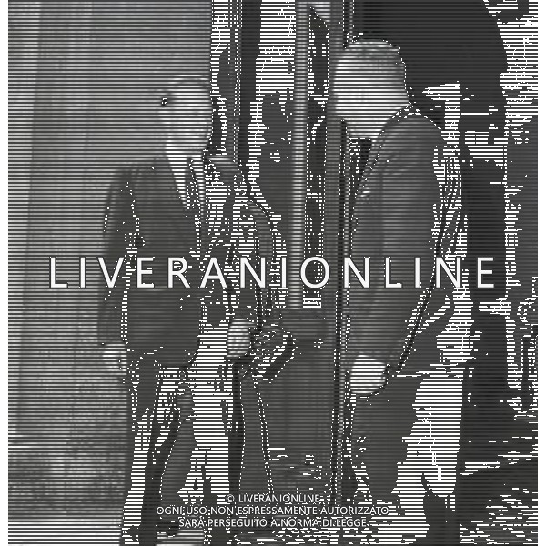 NEG-ROMA 1958 VISITA DEL SEGRETARIO GENERALE DELLE NAZIONI UNITE DAG HAMMARSKJOLD DAL PRESIDENTE DELLA REPUBBLICA ITALIANA GIOVANNI GRONCHI FOTO SANDRO VESPASIANI-AG ALDO LIVERANI SAS