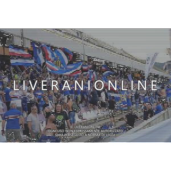 TVPM SALERNITANA SAMPDORIA NELLA FOTO: TIFOSI SAMPDORIA FOTO MOSCA \ AGENZIA LIVERANI - AGENZIA ALDO LIVERANI SAS - Salernitana vs Sampdoria - Playout Campionato Calcio Serie BKT 22.06.2025