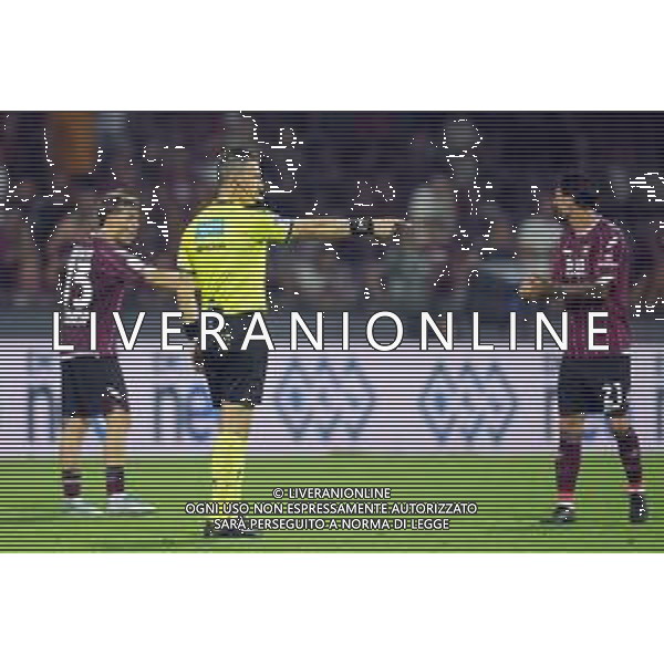 TVPM SALERNITANA SAMPDORIA NELLA FOTO: ARBITRO MANGANIELLO FOTO MOSCA \ AGENZIA LIVERANI - AGENZIA ALDO LIVERANI SAS - Salernitana vs Sampdoria - Playout Campionato Calcio Serie BKT 22.06.2025