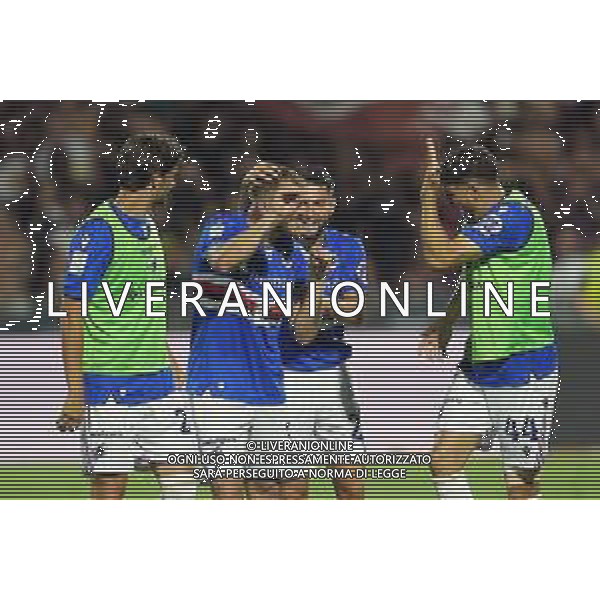 TVPM SALERNITANA SAMPDORIA NELLA FOTO: ESULTANZA SIBILLI FOTO MOSCA \ AGENZIA LIVERANI - AGENZIA ALDO LIVERANI SAS - Salernitana vs Sampdoria - Playout Campionato Calcio Serie BKT 22.06.2025