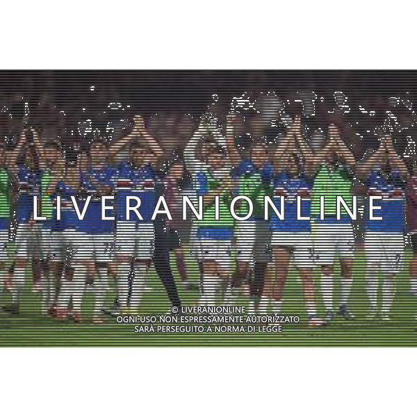 TVPM SALERNITANA SAMPDORIA NELLA FOTO: ESULTANZA SAMPDORIA FOTO MOSCA \ AGENZIA LIVERANI - AGENZIA ALDO LIVERANI SAS - Salernitana vs Sampdoria - Playout Campionato Calcio Serie BKT 22.06.2025