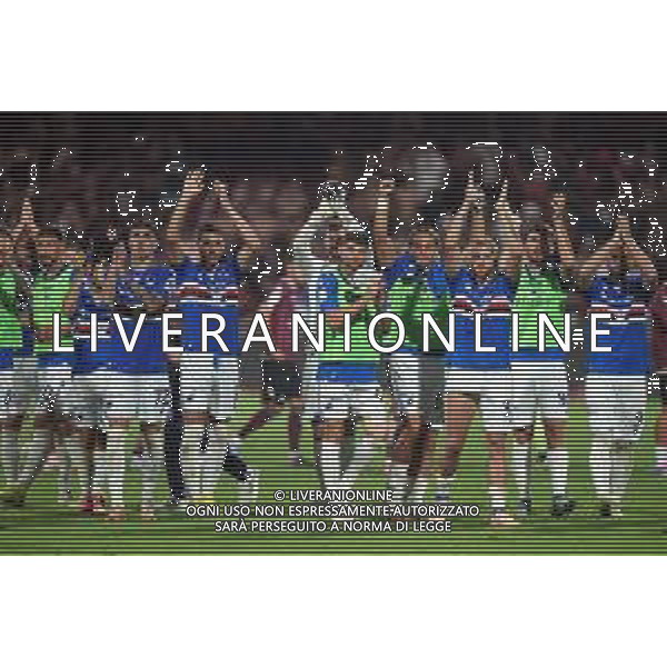 TVPM SALERNITANA SAMPDORIA NELLA FOTO: ESULTANZA SAMPDORIA FOTO MOSCA \ AGENZIA LIVERANI - AGENZIA ALDO LIVERANI SAS - Salernitana vs Sampdoria - Playout Campionato Calcio Serie BKT 22.06.2025