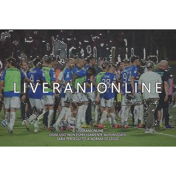 TVPM SALERNITANA SAMPDORIA NELLA FOTO: ESULTANZA SAMPDORIA FOTO MOSCA \ AGENZIA LIVERANI - AGENZIA ALDO LIVERANI SAS - Salernitana vs Sampdoria - Playout Campionato Calcio Serie BKT 22.06.2025