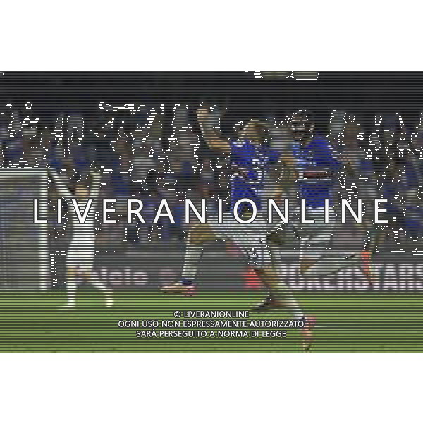 22 06 2025 - Salerno. Stadio Arechi. Campionato Serie B. Playout Ritorno. Salernitana-Sampdoria Nella foto esultanza di Giuseppe Sibilli dopo gol 0-2 Foto Giuseppe Cuozzo/Agenzia Liverani - AGENZIA ALDO LIVERANI SAS