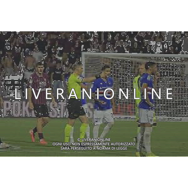 22 06 2025 - Salerno. Stadio Arechi. Campionato Serie B. Playout Ritorno. Salernitana-Sampdoria Nella foto l\'arbitro Daniele Doveri sospende la partita Foto Giuseppe Cuozzo/Agenzia Liverani - AGENZIA ALDO LIVERANI SAS