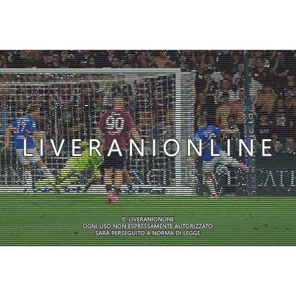 TVEM June 22, 2025 Salerno, Italy - US Salernitana 1919 vs UC Sampdoria - Italian Soccer Serie BKT Playout match 2024/25 - Arechi Stadium. In the pic: Giuseppe Sibilli of UC Sampdoria scores a goal of 0-2 ©TVEM Emmanuele Mastrodonato - AGENZIA ALDO LIVERANI SAS