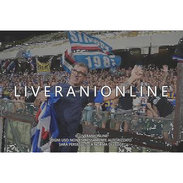 TVPM SALERNITANA SAMPDORIA NELLA FOTO: ESULTANZA EVANI ALBERICO FOTO MOSCA AGENZIA LIVERANI - AGENZIA ALDO LIVERANI SAS - Salernitana vs Sampdoria - Playout Campionato Calcio Serie BKT 22.06.2025