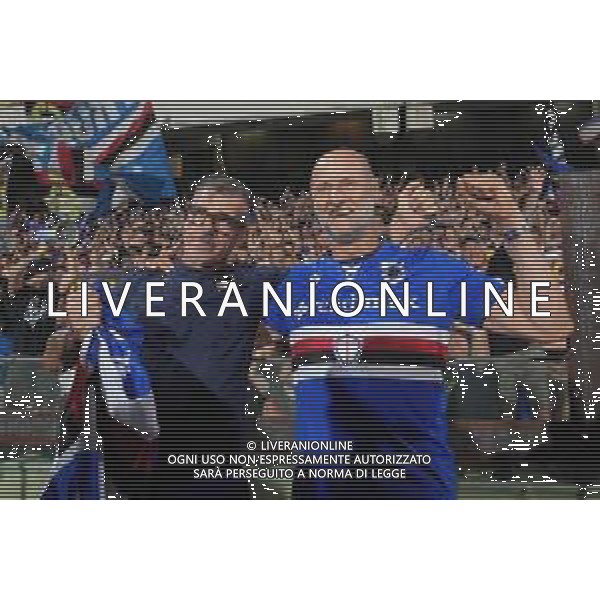 TVPM SALERNITANA SAMPDORIA NELLA FOTO: ESULTANZA EVANI ALBERICO , LOMBARDO ATTILIO FOTO MOSCA AGENZIA LIVERANI - AGENZIA ALDO LIVERANI SAS - Salernitana vs Sampdoria - Playout Campionato Calcio Serie BKT 22.06.2025