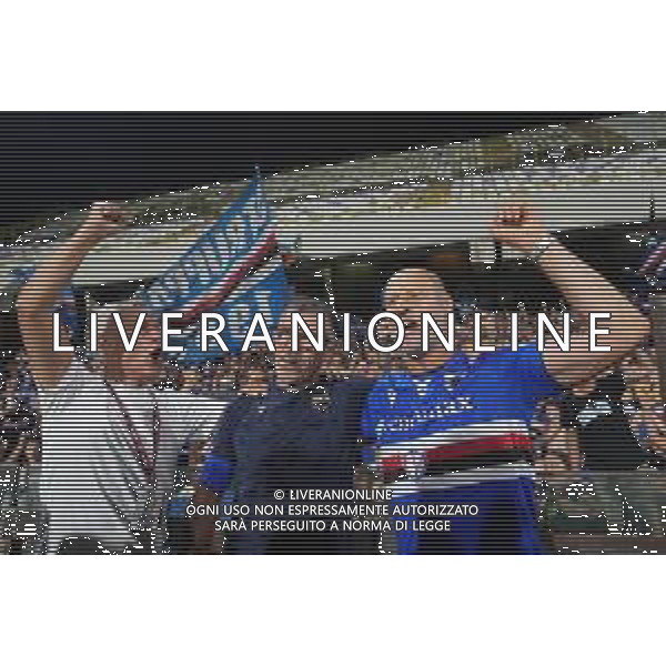 TVPM SALERNITANA SAMPDORIA NELLA FOTO: ESULTANZA EVANI ALBERICO , LOMBARDO ATTILIO FOTO MOSCA AGENZIA LIVERANI - AGENZIA ALDO LIVERANI SAS - Salernitana vs Sampdoria - Playout Campionato Calcio Serie BKT 22.06.2025