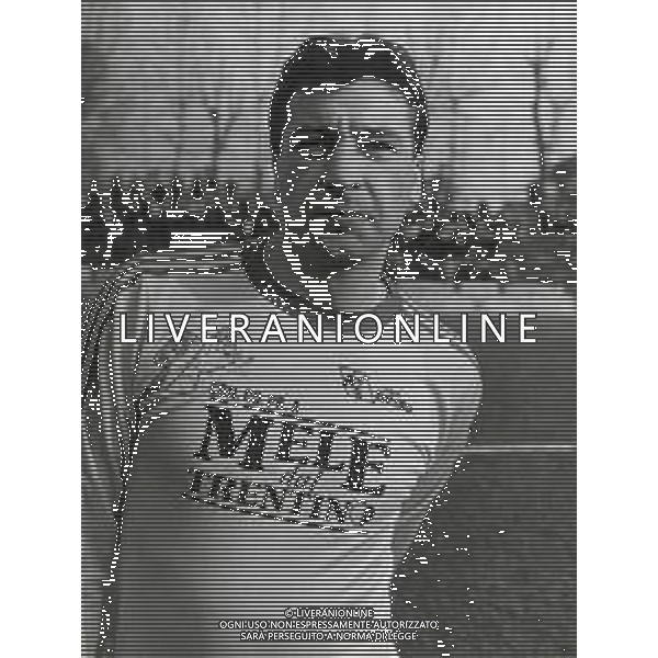 DIAP-RETROSPETTIVA DOMENICO PENZO CALCIATORE NELLA FOTO DOMENICO PENZO CON LA MAGLIA DEL TRENTO CALCIO AG ALDO LIVERANI SAS