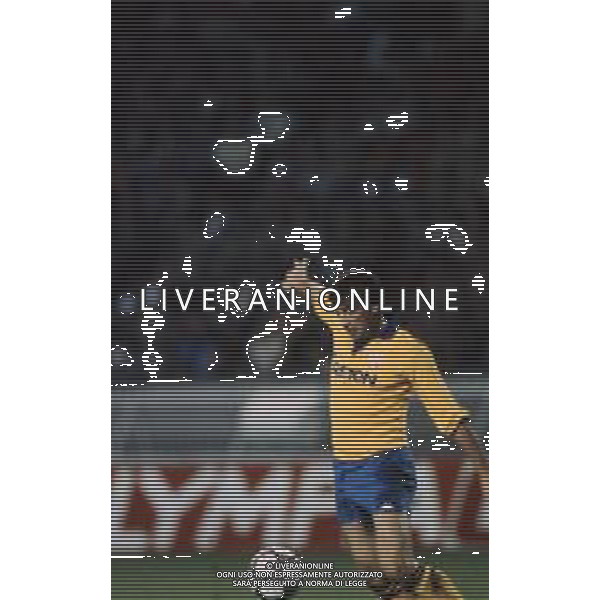 DIAP-RETROSPETTIVA DOMENICO PENZO CALCIATORE NELLA FOTO DOMENICO PENZO CON LA MAGLIA DELLA JUVENTUS CALCIO AG ALDO LIVERANI SAS