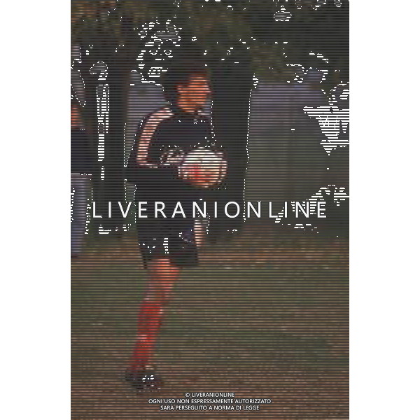 DIAP-RETROSPETTIVA NELLO CUSIN CALCIATORE NELLA FOTO NELLO CUSIN CON LA MAGLIA DEL BOLOGNA CALCIO AG ALDO LIVERANI SAS