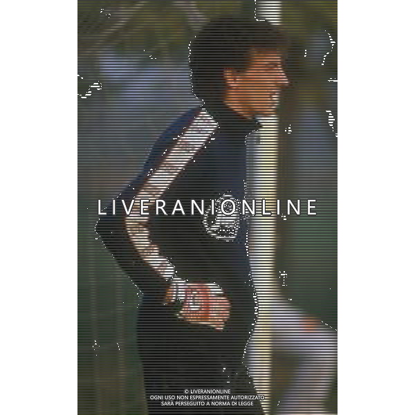 DIAP-RETROSPETTIVA NELLO CUSIN CALCIATORE NELLA FOTO NELLO CUSIN CON LA MAGLIA DEL BOLOGNA CALCIO AG ALDO LIVERANI SAS