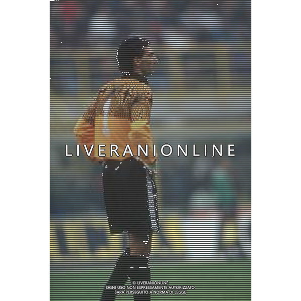 DIAP-RETROSPETTIVA NELLO CUSIN CALCIATORE NELLA FOTO NELLO CUSIN CON LA MAGLIA DEL BOLOGNA CALCIO AG ALDO LIVERANI SAS