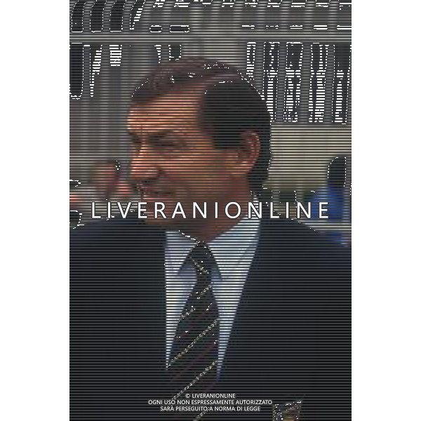 DIAP-RETROSPETTIVA TARCISIO BURGNICH ALLENATORE E CALCIATORE NELLA FOTO TARCISIO BURGNICH ALLENATORE CREMONESE CALCIO NELL\'ANNO 1990-91 AG ALDO LIVERANI SAS