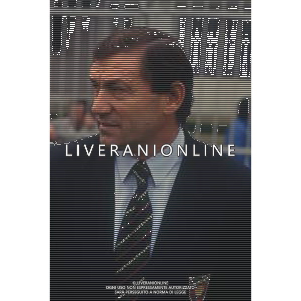 DIAP-RETROSPETTIVA TARCISIO BURGNICH ALLENATORE E CALCIATORE NELLA FOTO TARCISIO BURGNICH ALLENATORE CREMONESE CALCIO NELL\'ANNO 1990-91 AG ALDO LIVERANI SAS