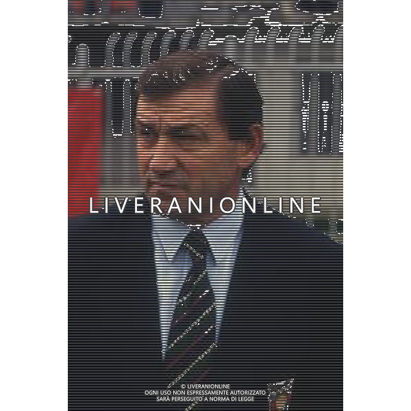 DIAP-RETROSPETTIVA TARCISIO BURGNICH ALLENATORE E CALCIATORE NELLA FOTO TARCISIO BURGNICH ALLENATORE CREMONESE CALCIO NELL\'ANNO 1990-91 AG ALDO LIVERANI SAS