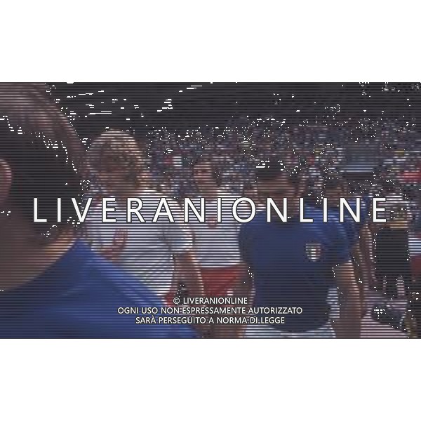 DIAP-RETROSPETTIVA TARCISIO BURGNICH ALLENATORE E CALCIATORE NELLA FOTO TARCISIO BURGNICH CON LA MAGLIA DELLA NAZIONALE ITALIANA DI CALCIO AG ALDO LIVERANI SAS  